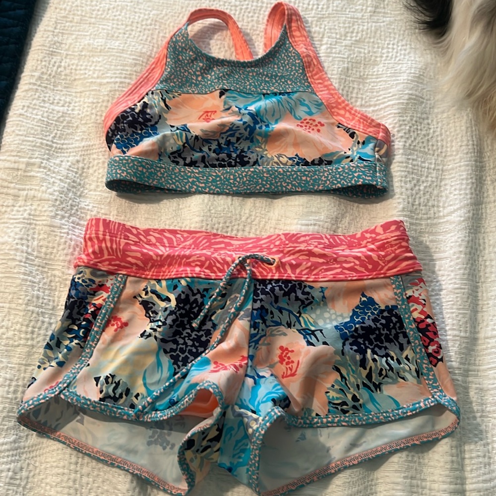 Never worn girls Athleta swimsuit